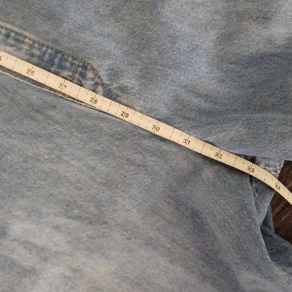 Lee Union- all coverall overall denim with heart patch S - Picture 7 of 16